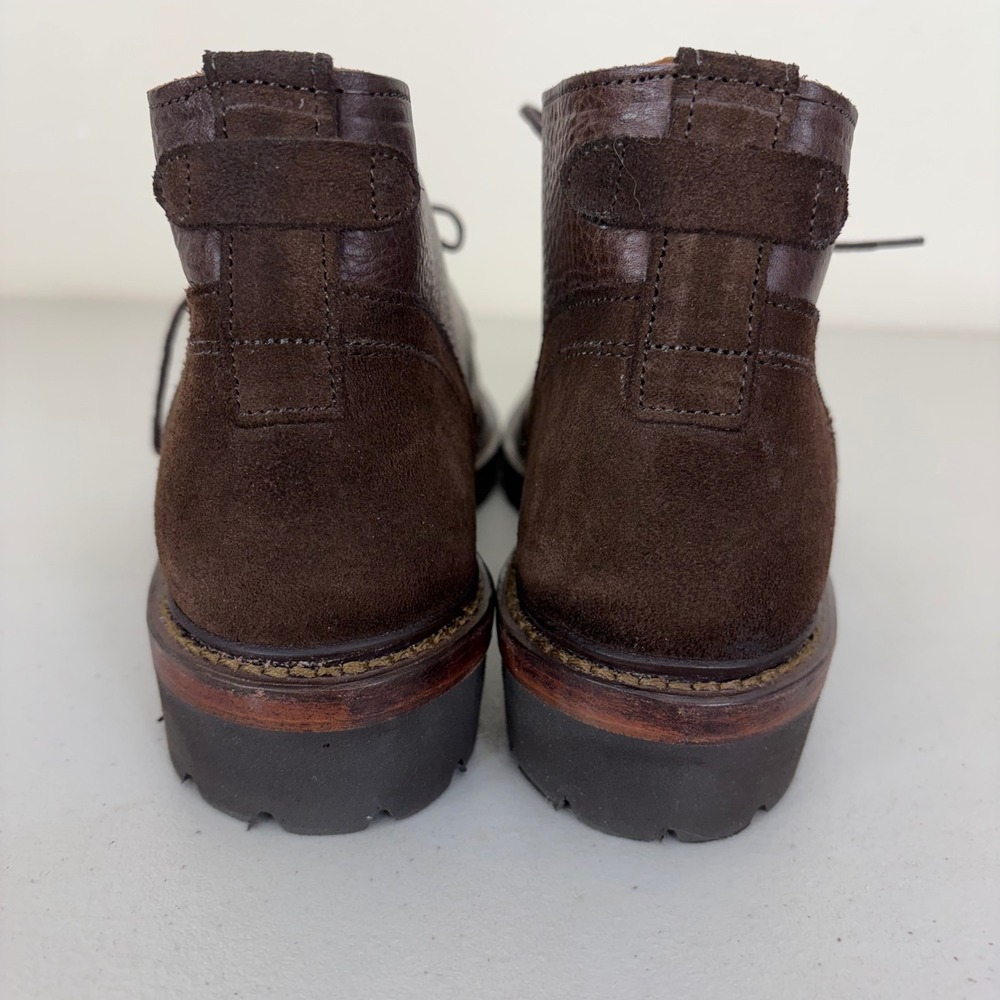 Allen Edmonds Discovery Chukka Boots Mens 10 B Brown Leather Suede 3982 Narrow - Picture 5 of 10